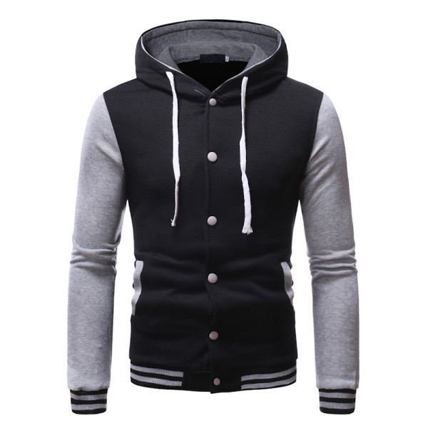 Lezser férfi pulóver kapucnival és hosszú ujjal