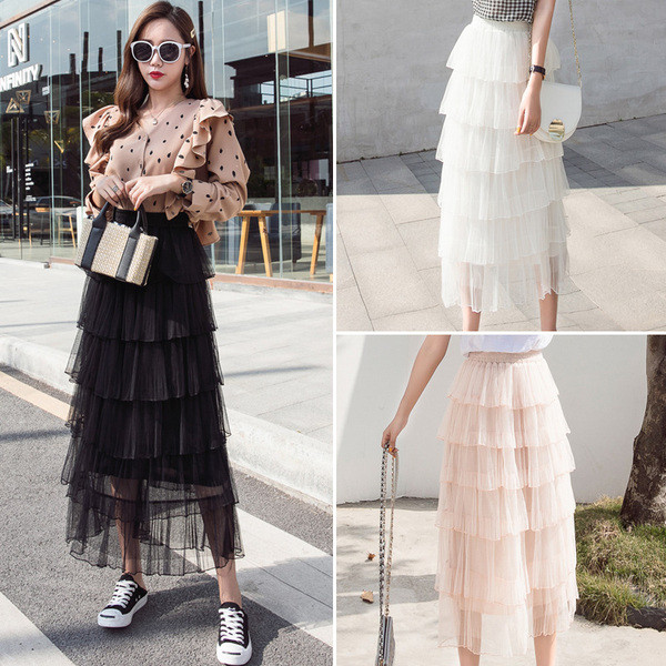 Fusta de dama moderna cu talie inalta - model croiat