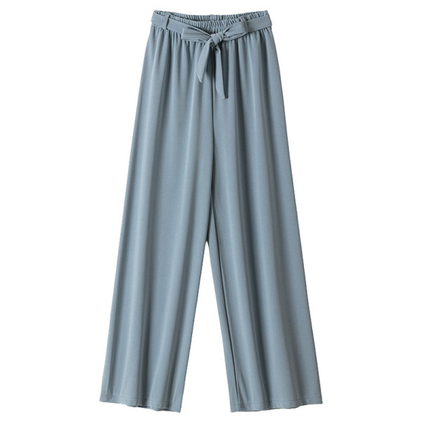 Új modell alkalmi női nadrág magas derékkal és övvel