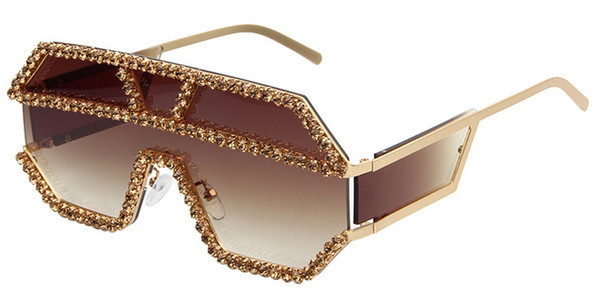 Šiuolaikinė moteriška akinių tipo kaukė su dekoravimo akmenimis