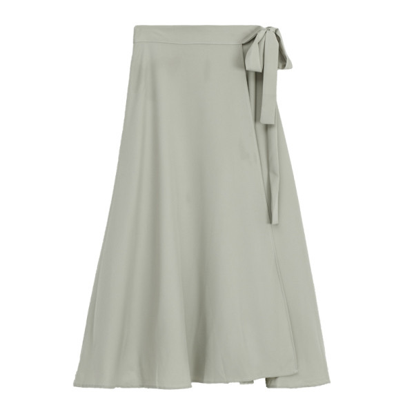 Fustă lungă casual de damă, cu fante și talie înaltă