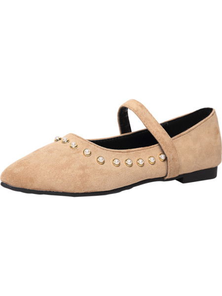 Pantofi casual dama cu bretele si element metalic