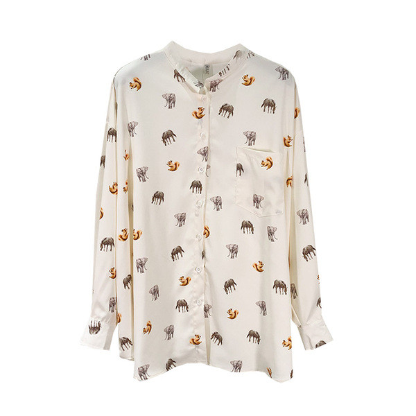 Moderna ženska košulja klasični model sa aplikacijom