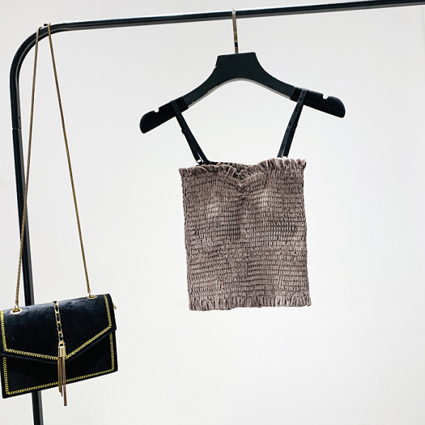 Maieu modern de dama cu bretele subtiri Model Slim