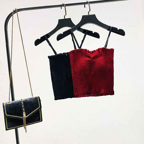 Maieu modern de dama cu bretele subtiri Model Slim