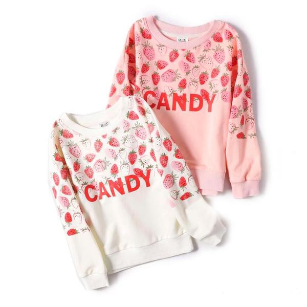 Bluza de primavara model nou cu inscriptie si imprimeu pentru fete