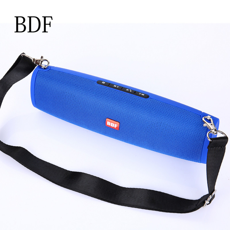 Prijenosni zvučnik model E9 s Bluetooth, USB, AUX povezivanjem i utorom za TF karticu - plava boja