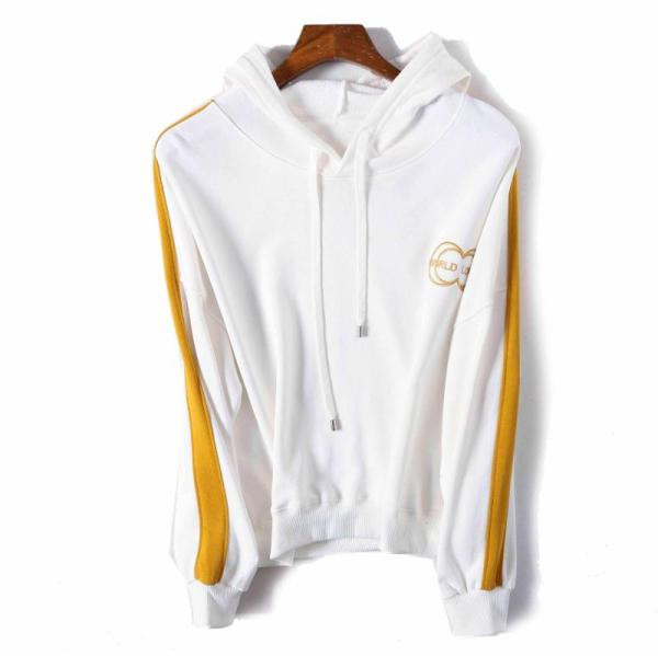 Női sport-hétköznapi pulóver kapucnival