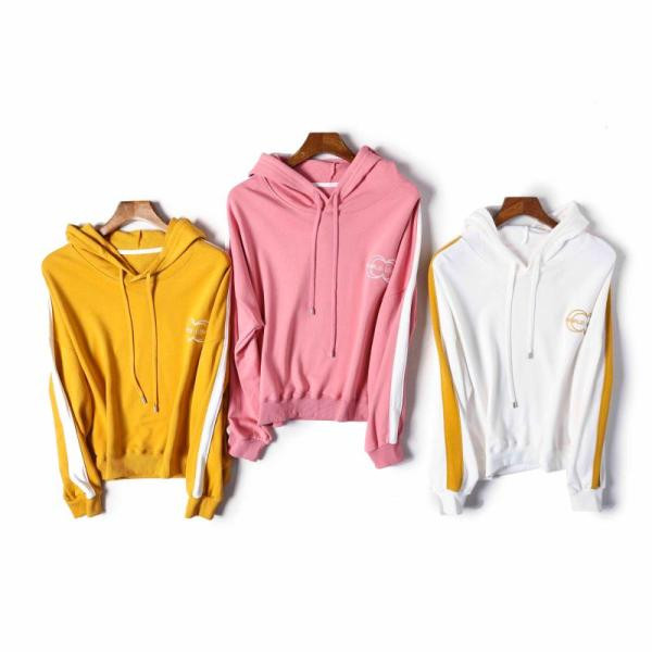 Női sport-hétköznapi pulóver kapucnival