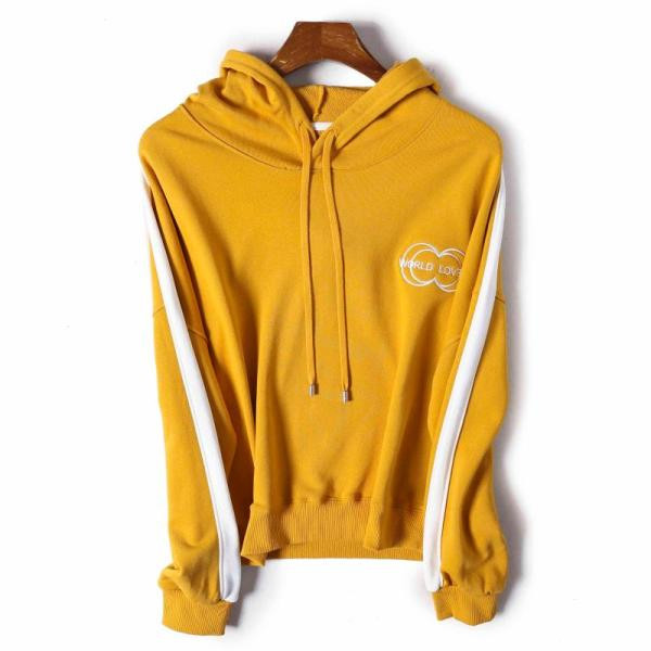 Női sport-hétköznapi pulóver kapucnival