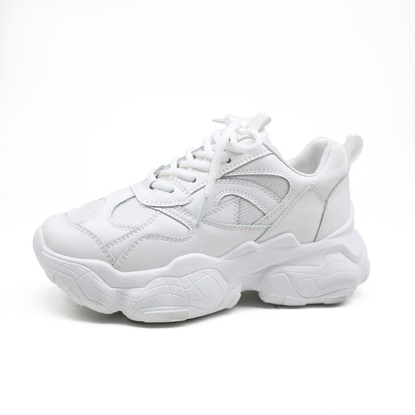 Új modell női tavaszi tornacipő durva talppal és fűzővel