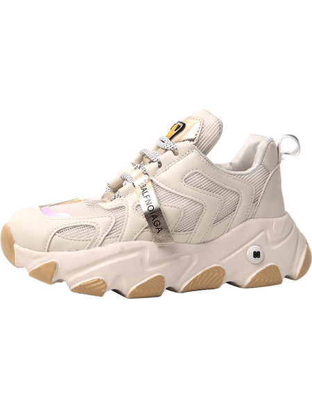 Valget värvi ja 7 cm kõrguse tallaga vabaaja naiste tossud