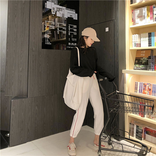 Pantaloni sport casual dama cu cravate