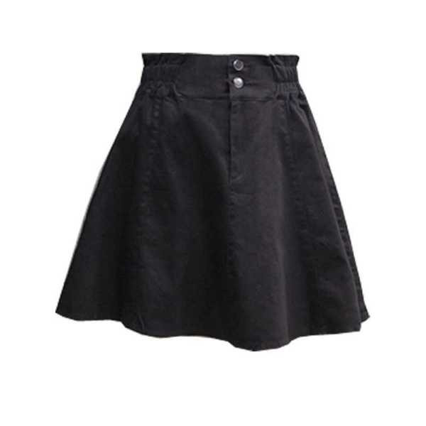 Moteriškas laisvalaikio trumpas sijonas aukštu elastiniu juosmeniu