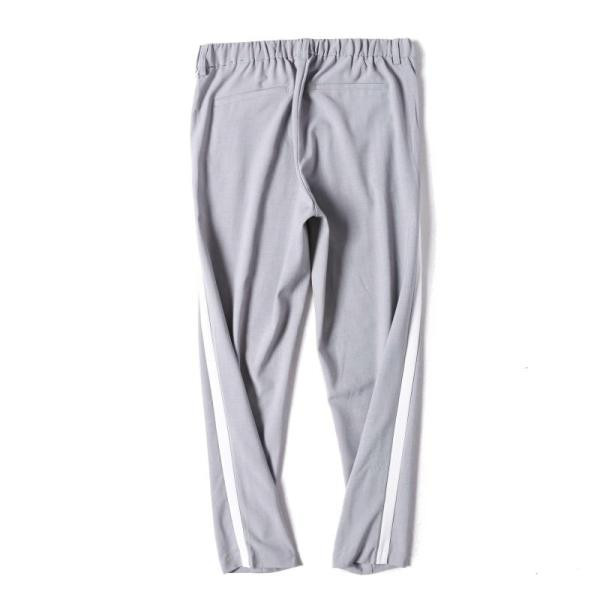 Modern női alkalmi nadrág gumírozott derékkal és szegéllyel