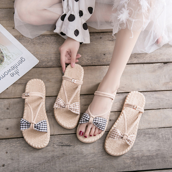 Lameda talla ja ruudulise paelaga vabaaja naiste sandaalid