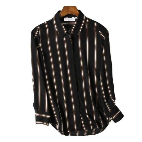 Cămașă de damă în dungi model clasic