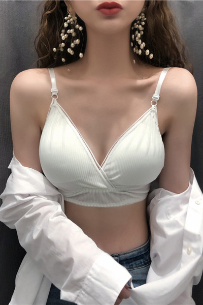 Női alkalmi melltartó fényes hatással és betétekkel