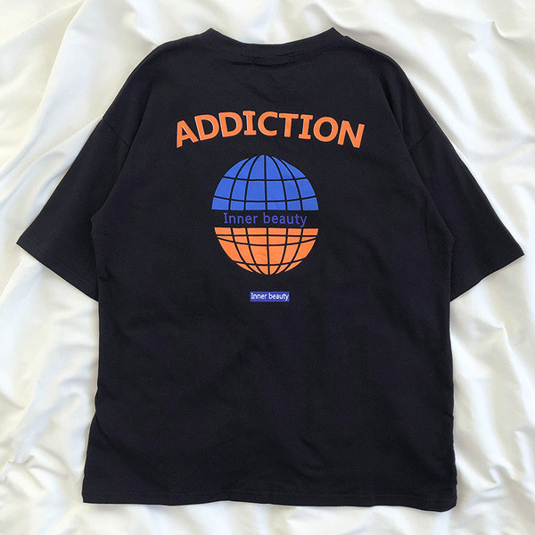 Tricou dama cu maneca scurta si imprimeu