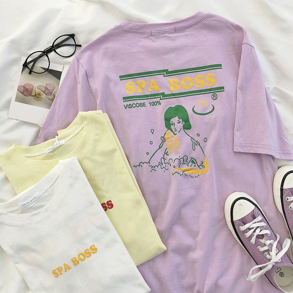 Ženska bluza s kratkim rukavima i printom