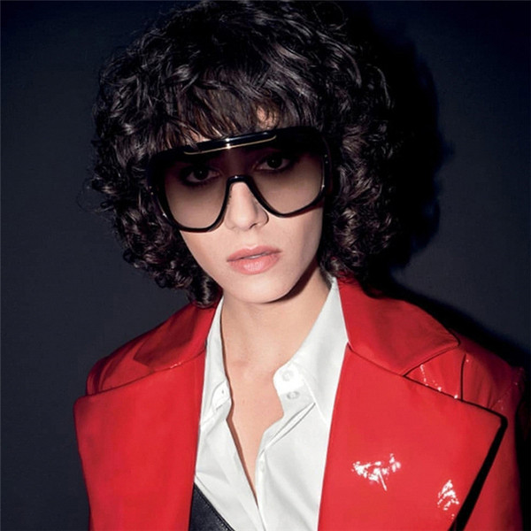 NAUJO modelio moteriški akiniai nuo saulės apvalios formos