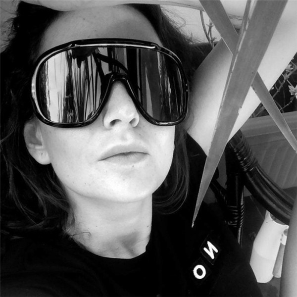 NAUJO modelio moteriški akiniai nuo saulės apvalios formos