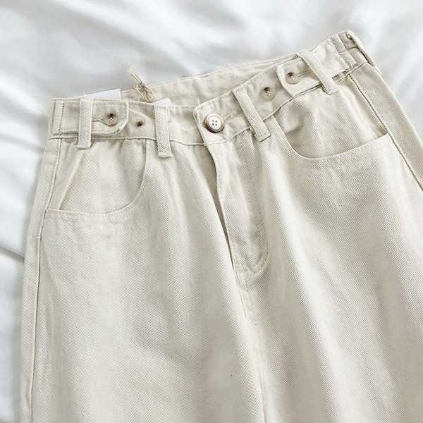 Retro ženske traperice visokog struka - široki model