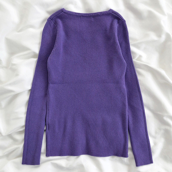 Ležerna ženska pripijena bluza s gumbima