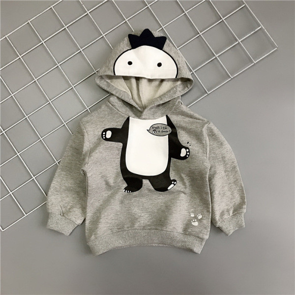 Uue mudeli kapuutsiga ja trükiga laste dressipluus poistele