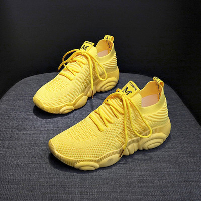 Női hétköznapi tavaszi tornacipő durva talppal