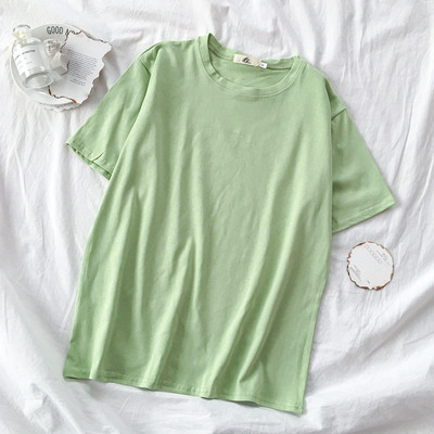Ženska majica jednobojni model kratkih rukava