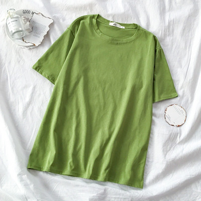 Ženska majica jednobojni model kratkih rukava