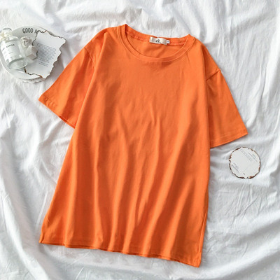 Ženska majica jednobojni model kratkih rukava