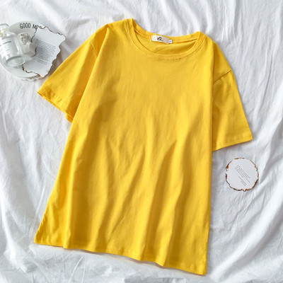 Ženska majica jednobojni model kratkih rukava