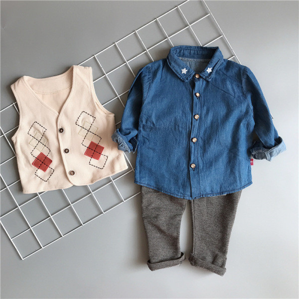 Set modern pentru copii pentru baieti in trei parti