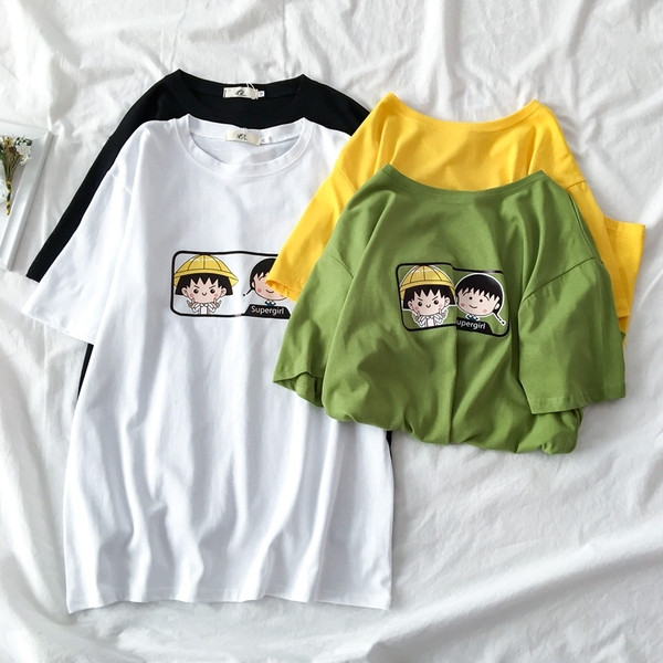 Tricou casual dama cu aplicatie si decolteu rotund