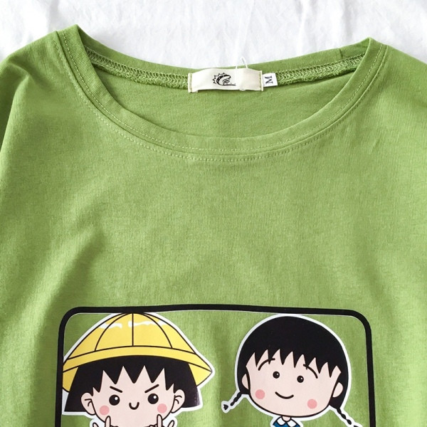 Tricou casual dama cu aplicatie si decolteu rotund