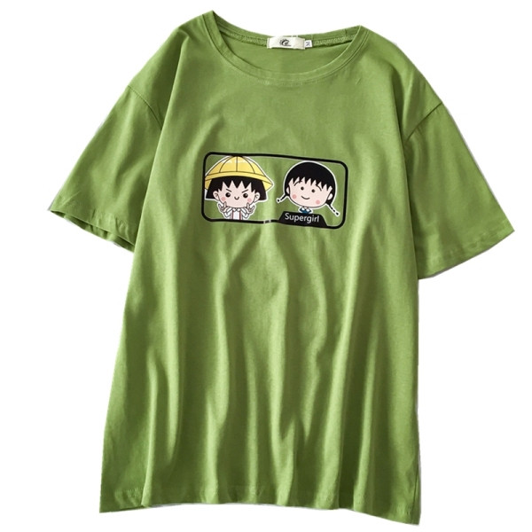 Tricou casual dama cu aplicatie si decolteu rotund