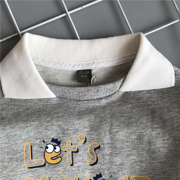 Naujo modelio kasdieninis vaikiškas dviejų dalių rinkinys berniukams