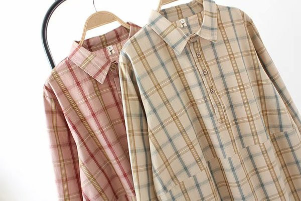 Cămașă casual de damă, model larg, cu guler clasic și mâneci lungi