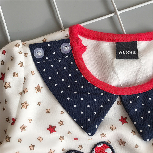 Šiuolaikiškas vaikiškas palaidinės ir antblauzdžių komplektas mergaitėms