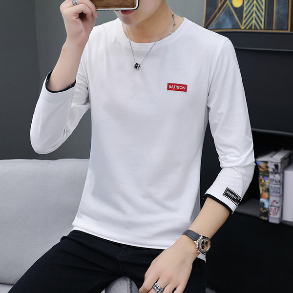 Lezser férfi blúz, hosszú ujjal és kerek nyakkivágással