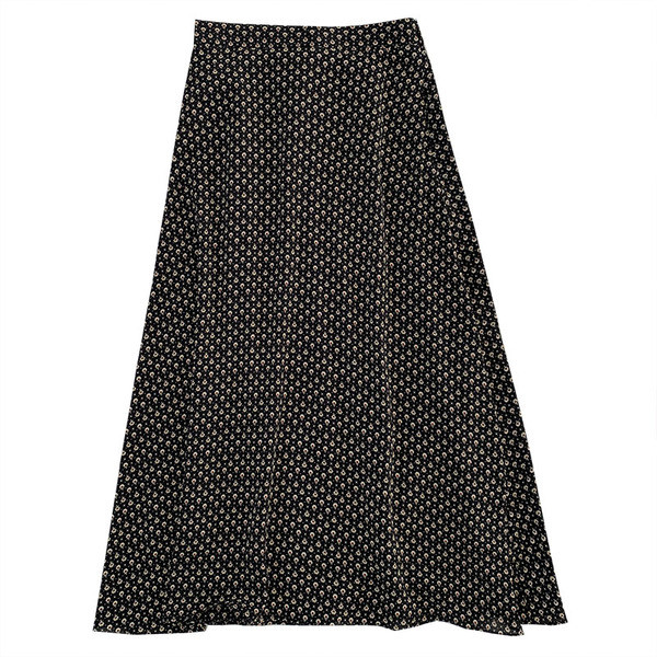 Pavasarinis moteriškas sijonas aukštu juosmeniu