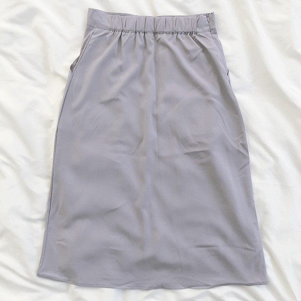 Ikdienas sieviešu svārki ar augstu vidukli un kabatām