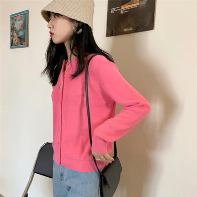 Cardigan casual dama cu nasturi