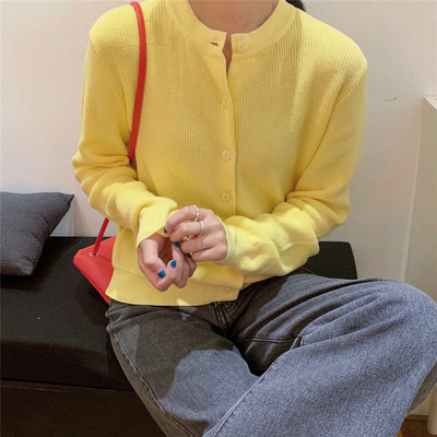 Cardigan casual dama cu nasturi