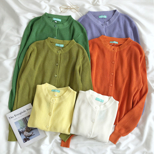 Cardigan casual dama cu nasturi