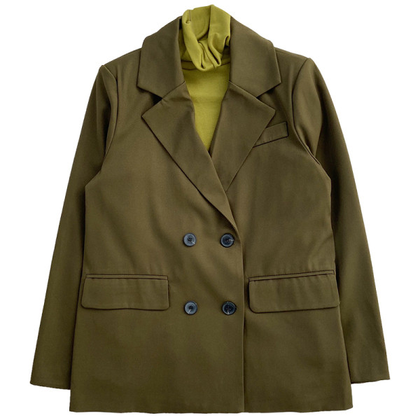 Retro női kabát gombokkal