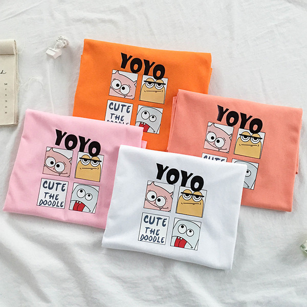 Új modell női póló kerek nyakkivágással és rátéttel