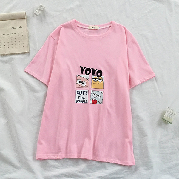 Új modell női póló kerek nyakkivágással és rátéttel